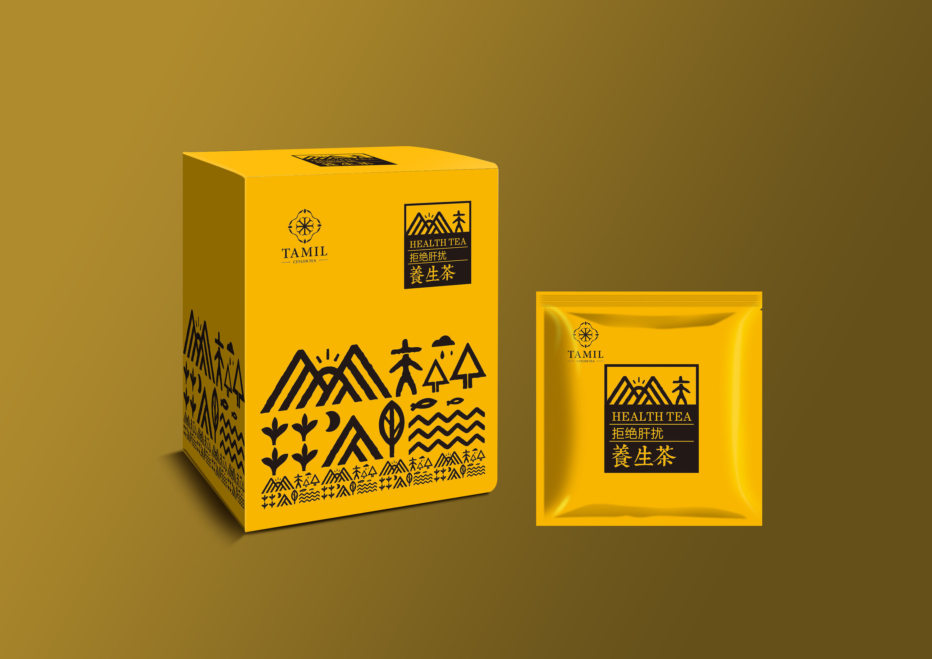 厦门包装设计蜂畅品牌啦朗养生茶包装设计_包装设计实验室-站酷zcool